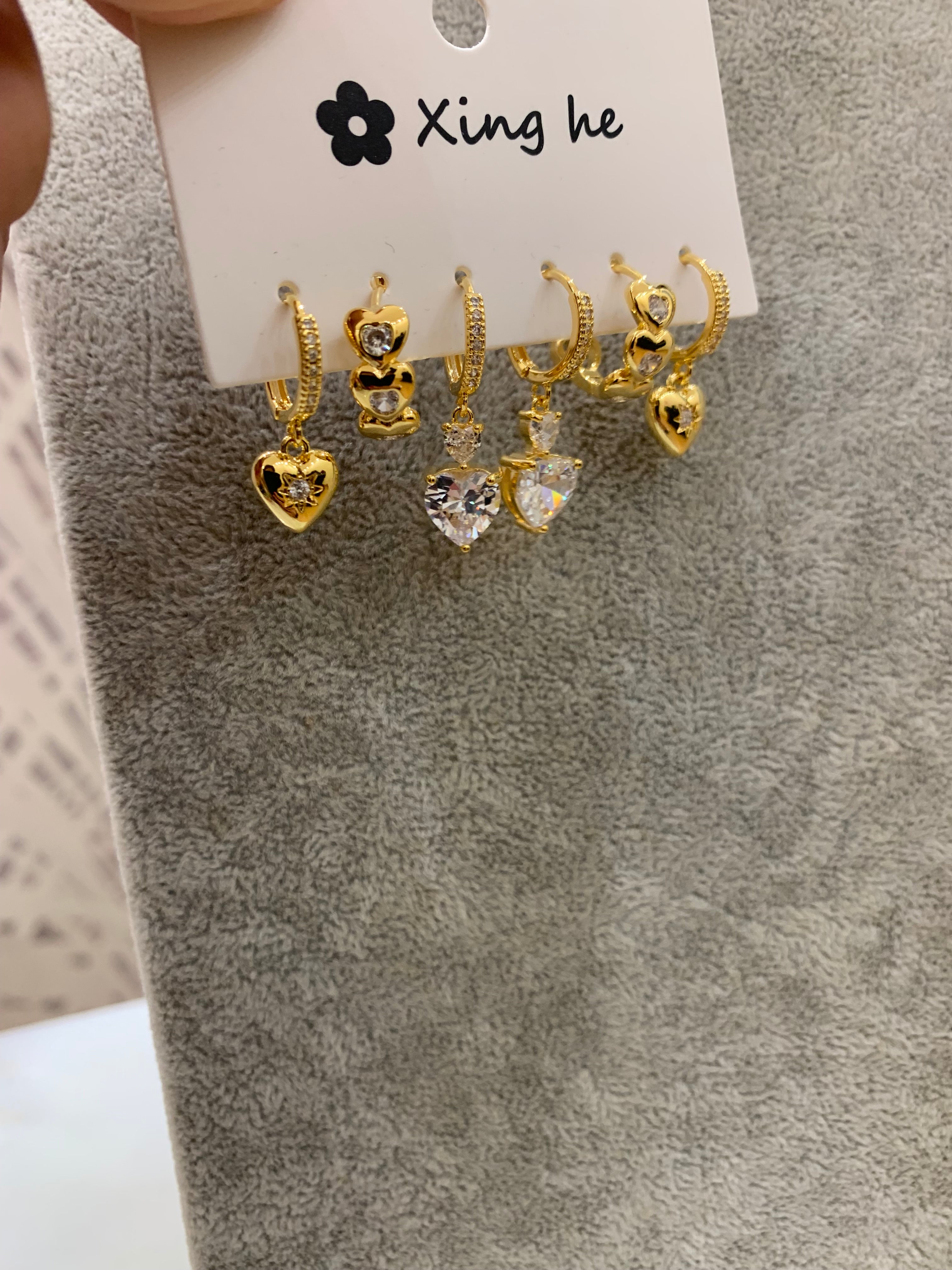 Set orecchini oro