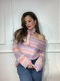 Maglione Aurora con fiore