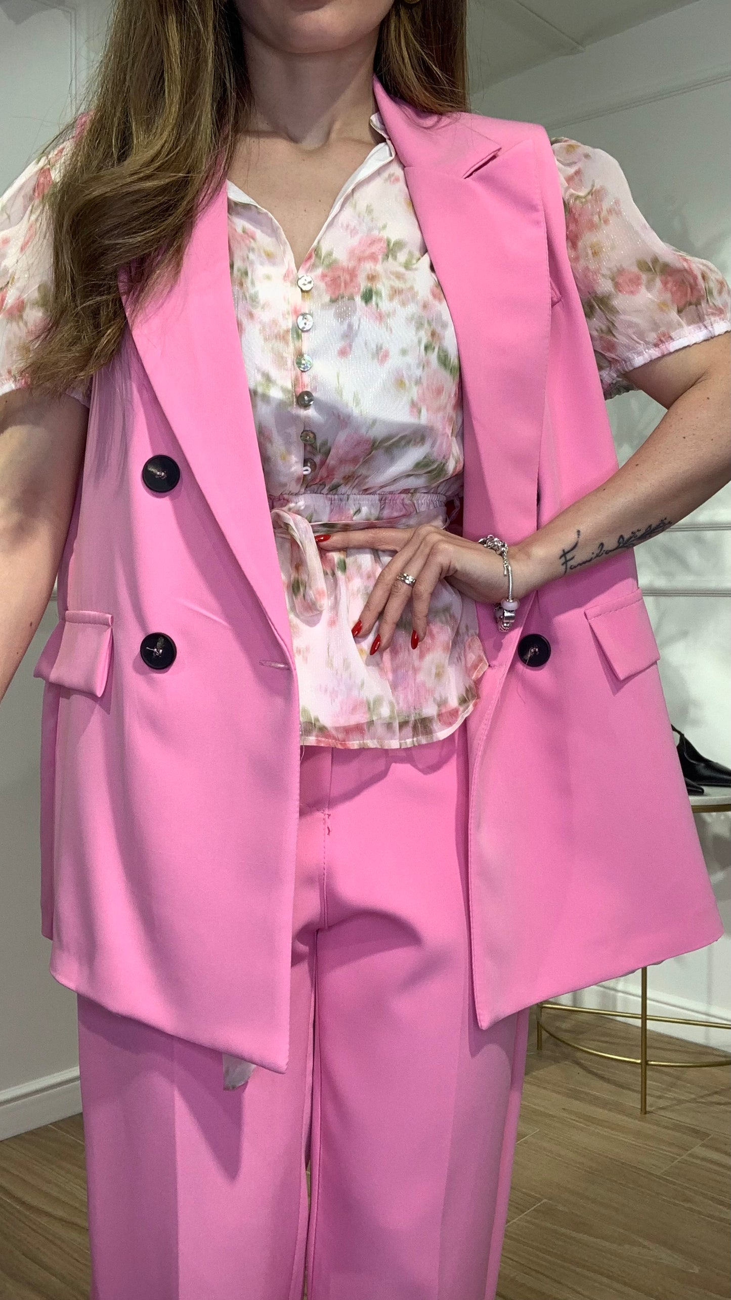 Tailleur rosa MILLY