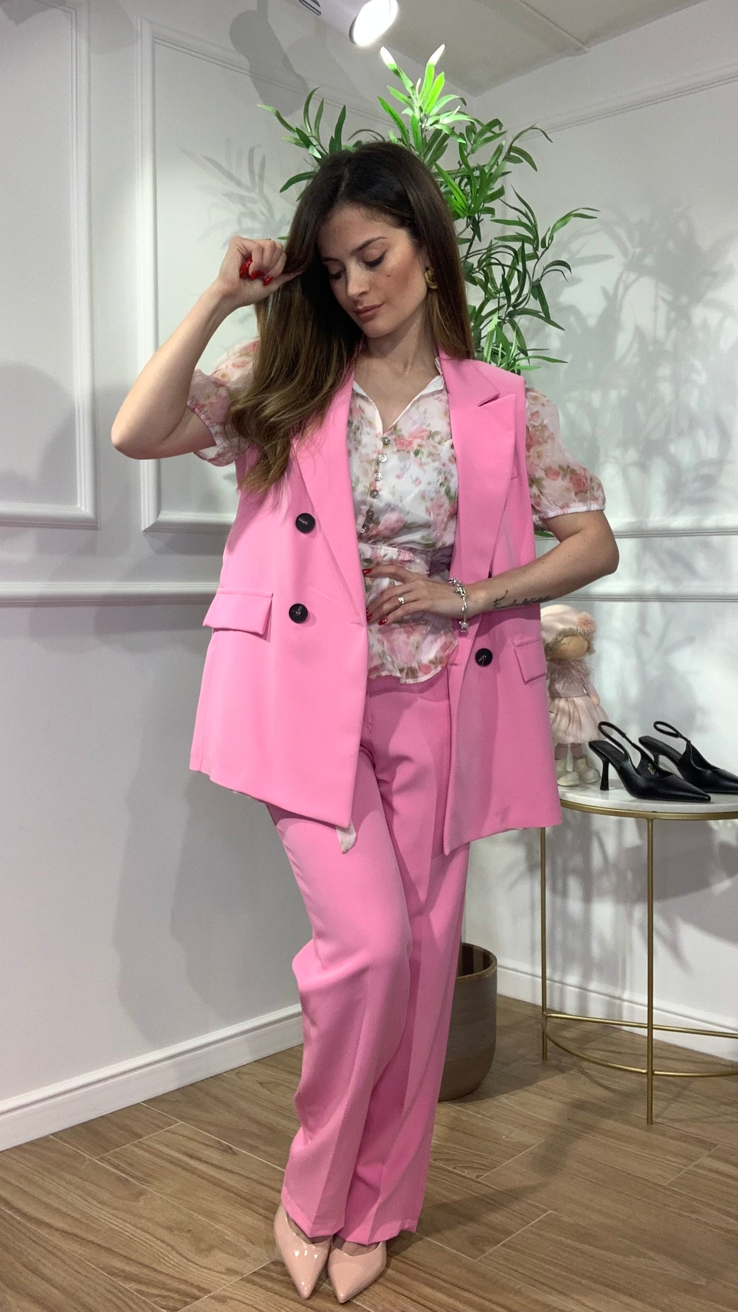 Tailleur rosa MILLY