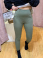 Leggings verde militare